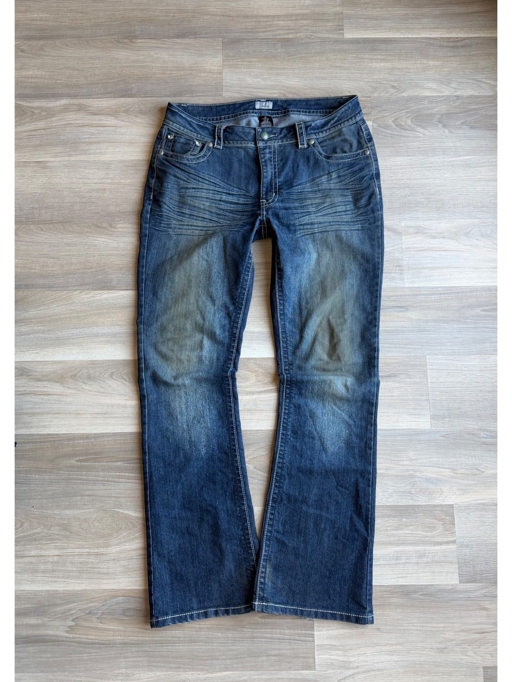 Vintage Y2K Suko Flare Embroidered Womens Jeans